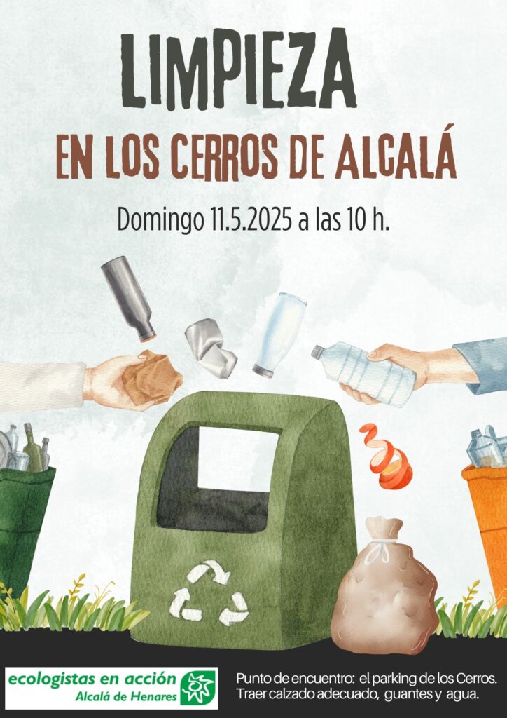 Recogida de basura Ecologistas en Acción 11/05/2025
