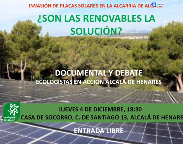 ¿Son las renovables la solución? Documental y debate.