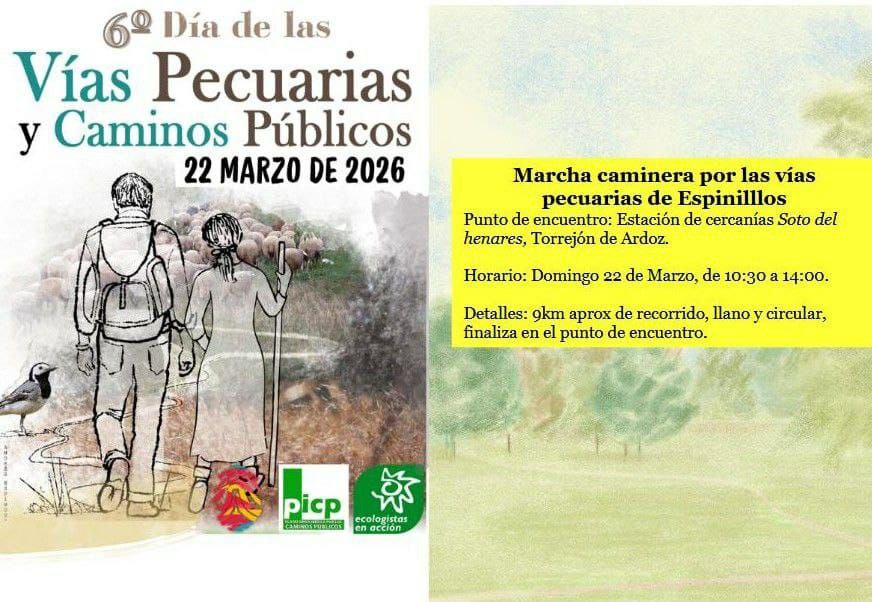 Vias pecuarias y caminos públicos